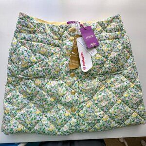 J. Crew New Limited-edition quilted button-front mini skirt in Liberty® fabric